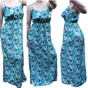 Empire elastic waist Maxi dress